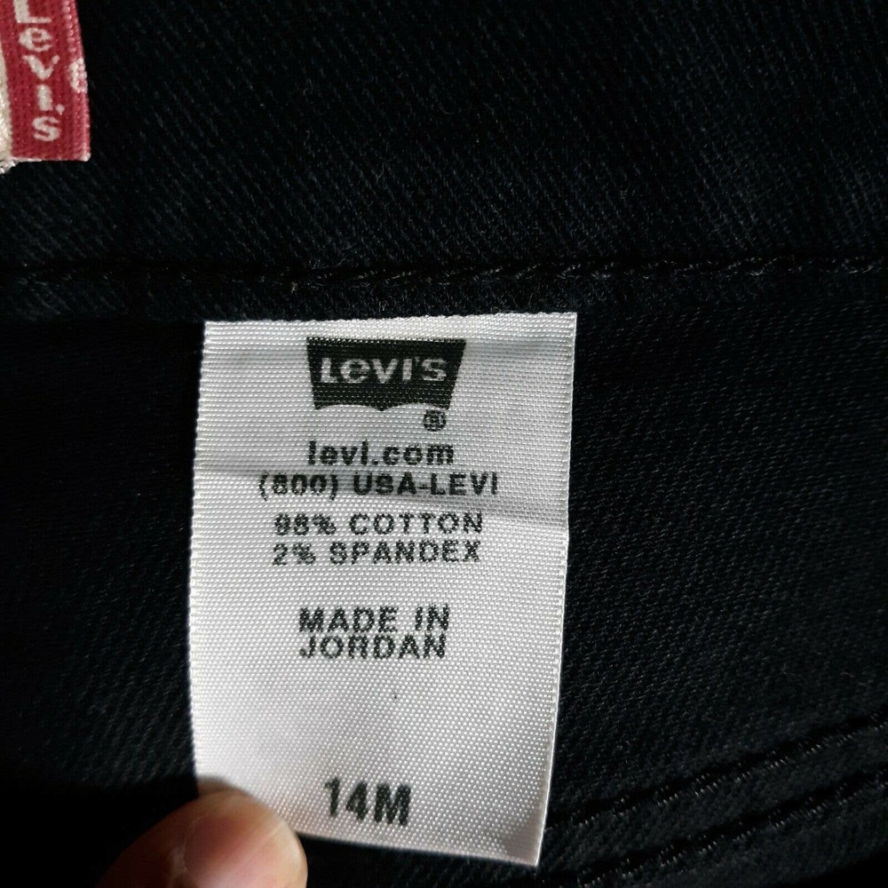 Levi Strauss 550 Women's Size 14M Black Jeans - Picture 8 of 9